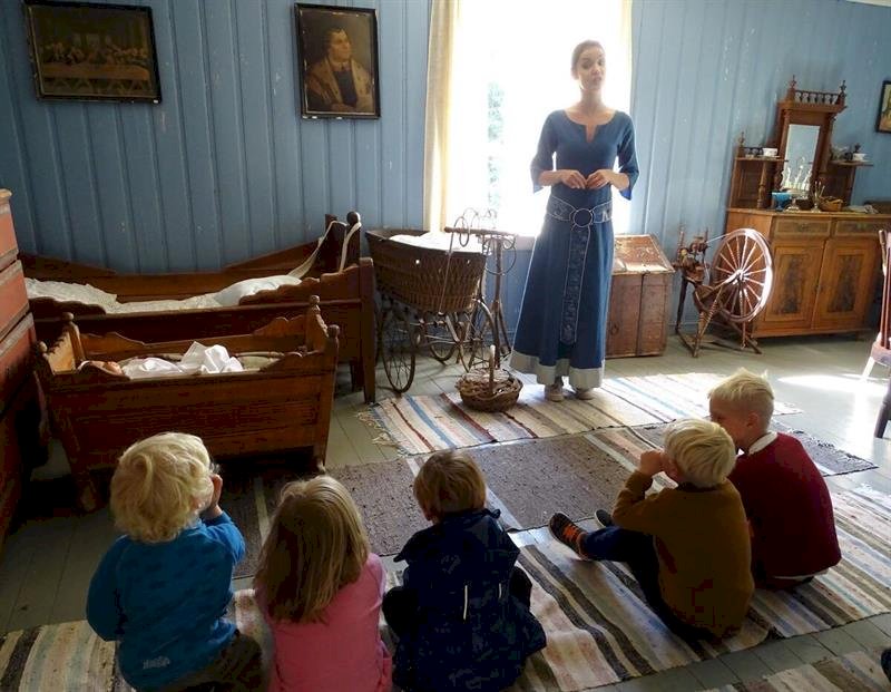 Dekorelement som erstatning for et bilde