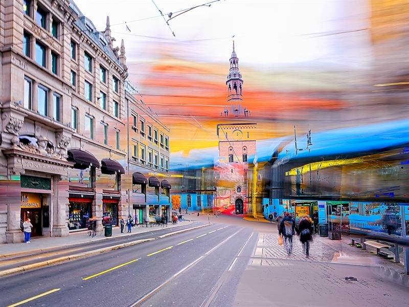 Dekorelement som erstatning for et bilde Kunstfotograf Douglas Carr hos Lillestrøm galleri, 2025-10-29T10:00:00+01:00, from 10.00 to 19.00