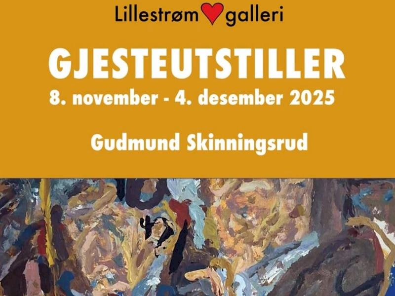 Gudmund Skinningsrud på gjesteveggen hos Lillestrøm galleri, 2025-11-11T10:00:00+01:00, from 10.00 to 19.00