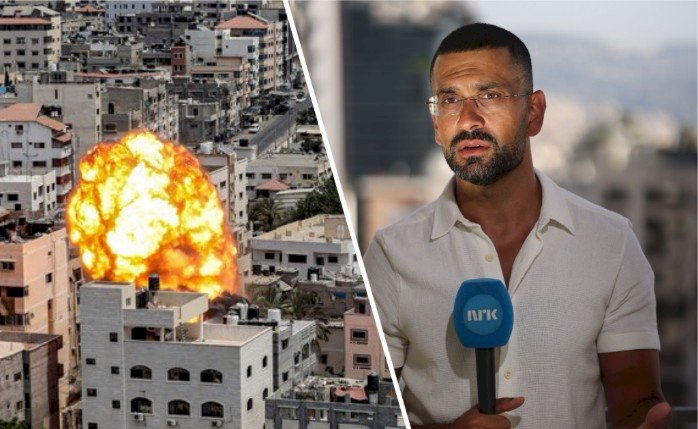 Bilde: Nedslag av bombe og Yama Wolasmal