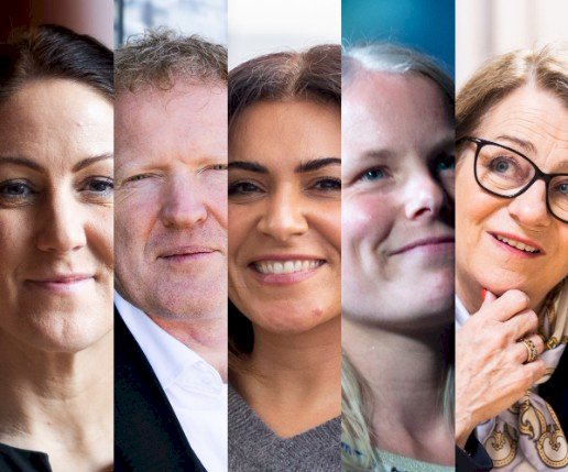 Bilde: Tonje Brenna, Sigbjørn Gjelsvik, Rima Iraki, Kirsti Bergstø og Tone Trøen.