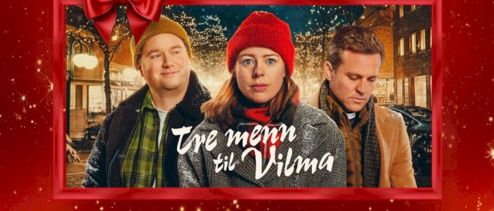 Bilde: Tre skuespillere fra filmen Tre menn til Vilma